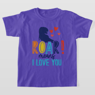 Camiseta T-Shirt ROAR with Love - Dino Kids' Tee