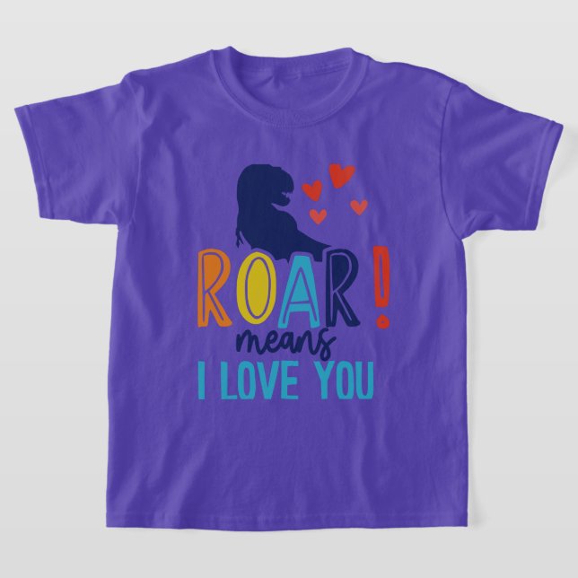Camiseta T-Shirt ROAR with Love - Dino Kids' Tee (Postura )