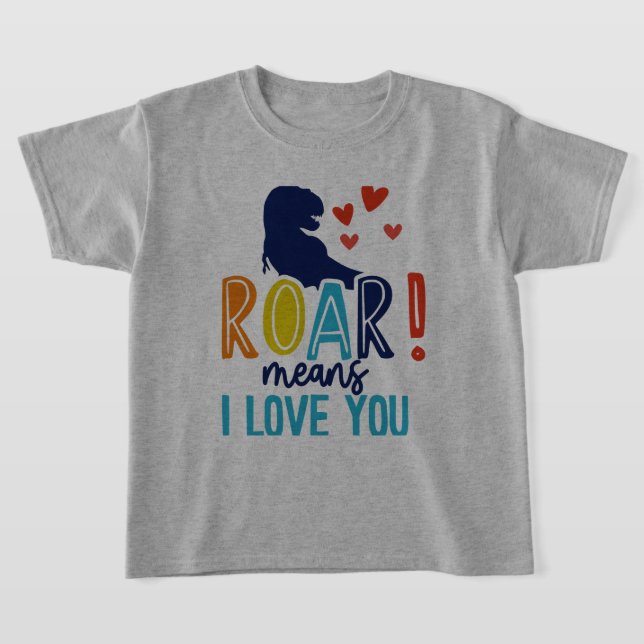 Camiseta T-Shirt ROAR with Love - Dino Kids' Tee (Postura )