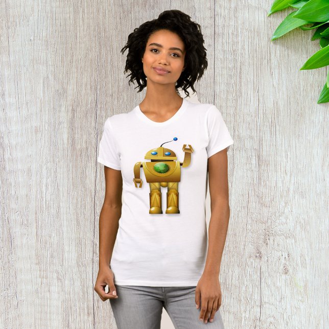 Camiseta T-Shirt Robô Amigo (Criador carregado)