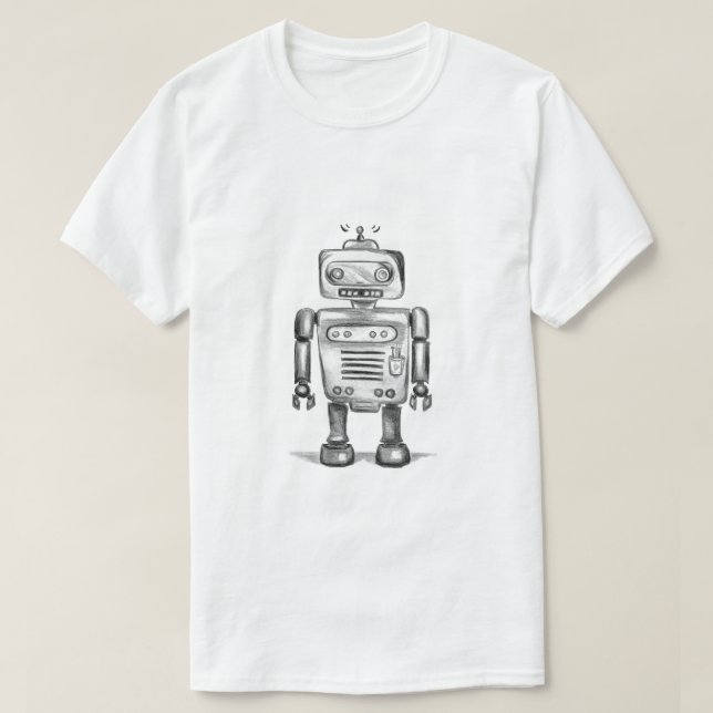 Camiseta T-Shirt Robot (Frente do Design)