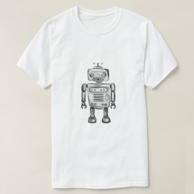 Camiseta T-Shirt Robot (Frente do Design)