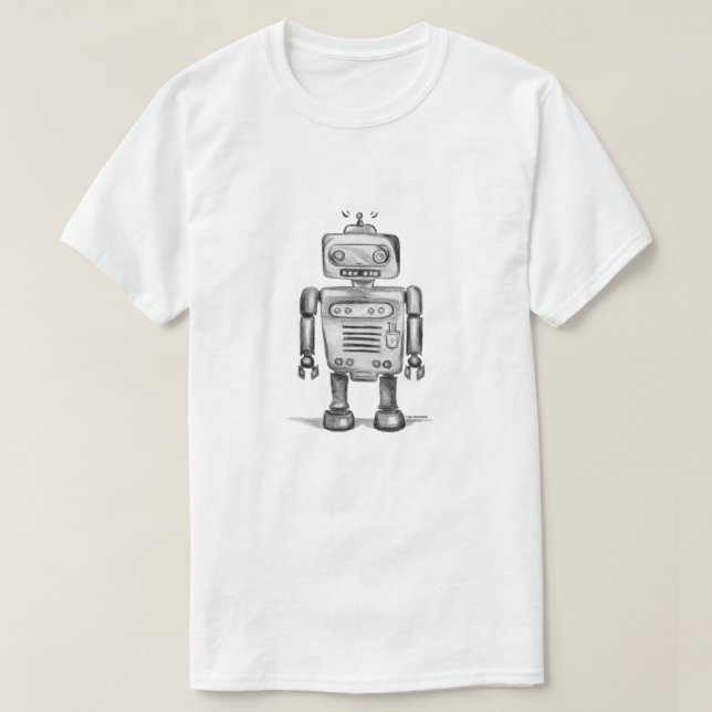 Camiseta T-Shirt Robot (Frente do Design)