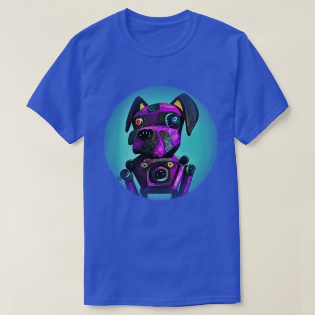 Camiseta T-Shirt Robot Dog (Frente do Design)