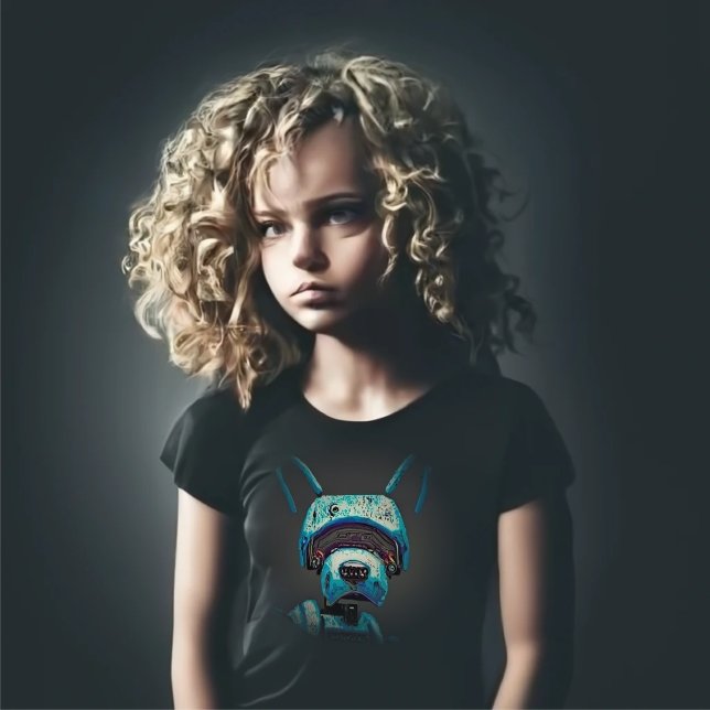 Camiseta T-Shirt Robot Dog (Criador carregado)