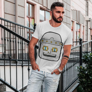 Camiseta T-Shirt Robot Head