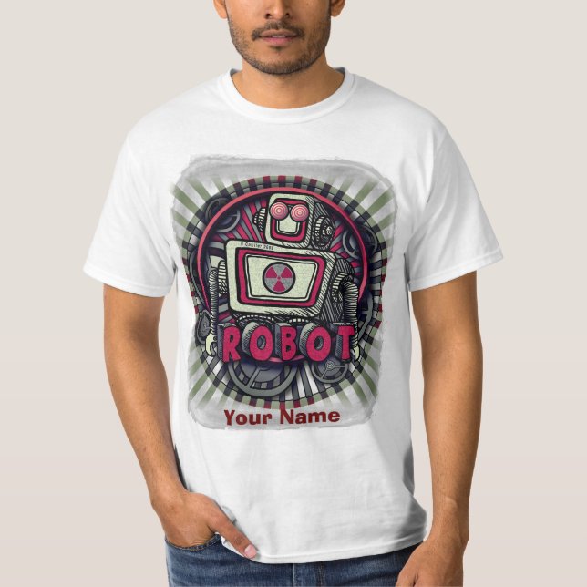 Camiseta T-Shirt Robot Nova República (Frente)