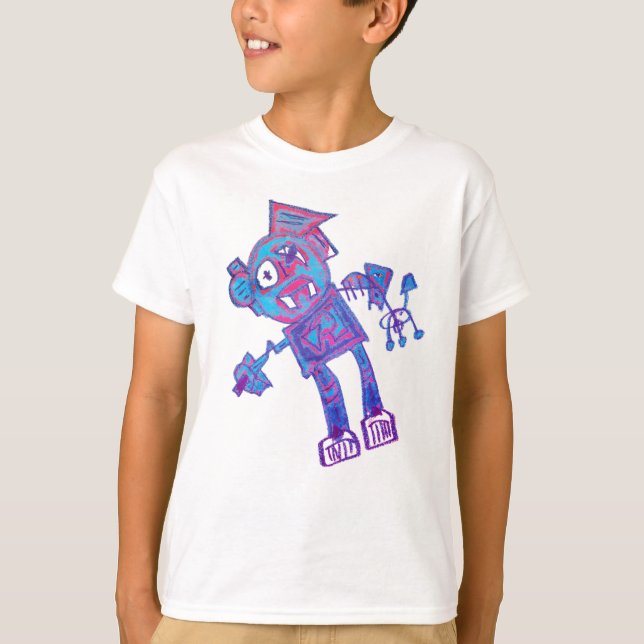 Camiseta T-shirt Robot Press & Gripper (Frente)