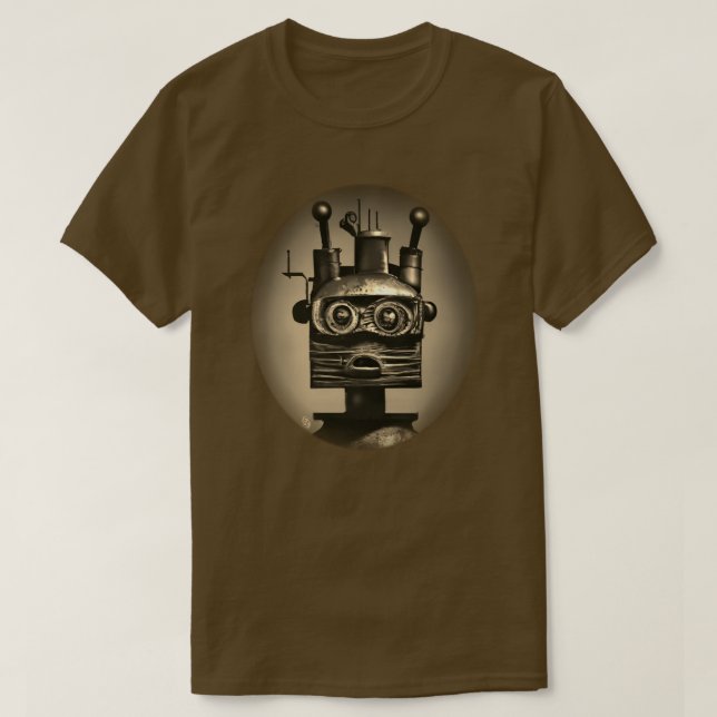Camiseta T-Shirt Robot Retro (Frente do Design)