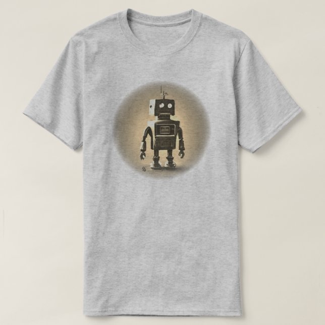 Camiseta T-Shirt Robot Retro (Frente do Design)