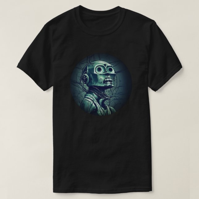 Camiseta T-Shirt Robot Retro (Frente do Design)