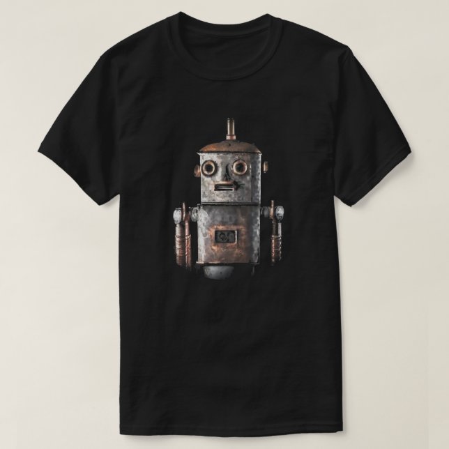 Camiseta T-Shirt Robot Retro (Frente do Design)