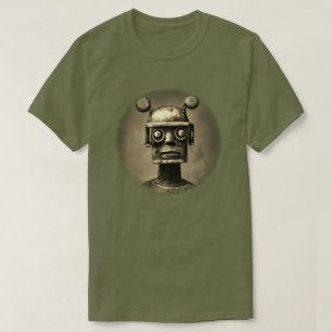 Camiseta T-Shirt Robot Retro