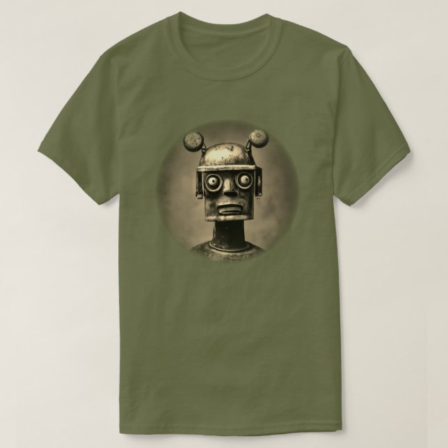 Camiseta T-Shirt Robot Retro (Frente do Design)
