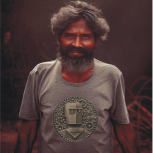 Camiseta T-Shirt Robot Retro