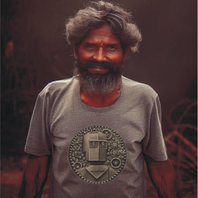 Camiseta T-Shirt Robot Retro (Criador carregado)