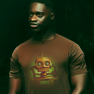 Camiseta T-Shirt Robot Retro