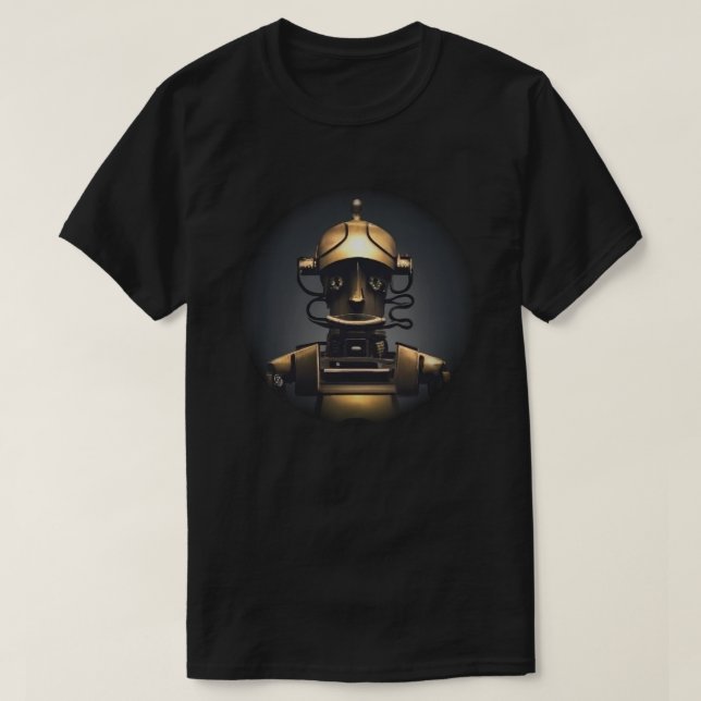 Camiseta T-Shirt Robot Retro (Frente do Design)