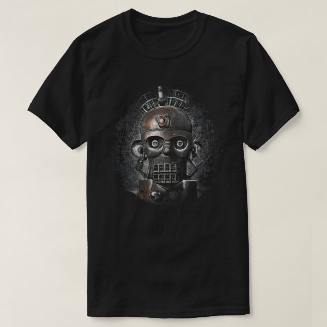 Camiseta T-Shirt Robot Retro (Frente do Design)