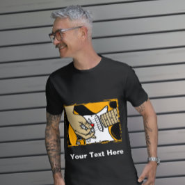 Camiseta T-Shirt Rock and Roll Guiter