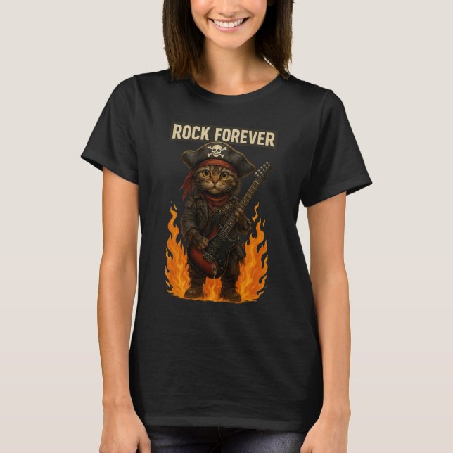 Camiseta T-shirt - Rock Forever (Frente)