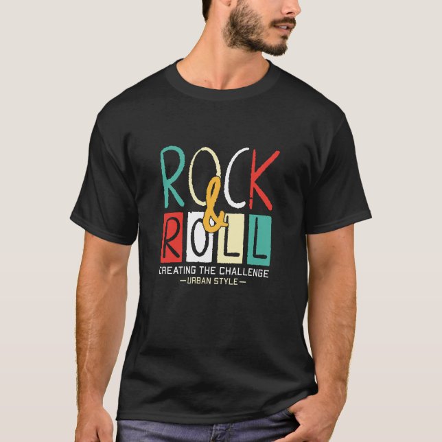 Camiseta T-shirt - Rock & roll (Frente)