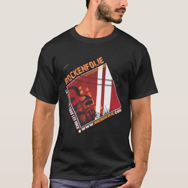 Camiseta T-Shirt Rockenfolie Homme (Frente)