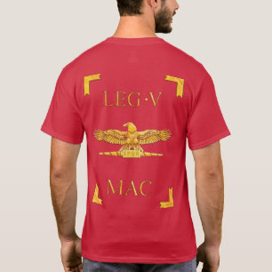 Camiseta T-shirt romano de 5 Legio V Macedonica Vexillum