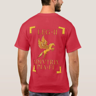 Camiseta T-shirt romano do Pia Fi Vexillum de 2 Legio II