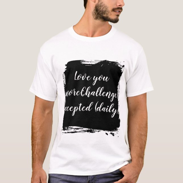 Camiseta T-Shirt Romantic Couple Quote (Frente)