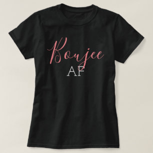 Camiseta T-Shirt Rosa Boujee AF