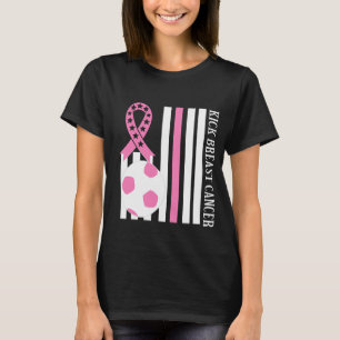Camiseta T-Shirt Rosa de Fita Rosa de Consciência do Cancer