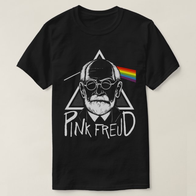 Camiseta T-Shirt Rosa Freud (Frente do Design)