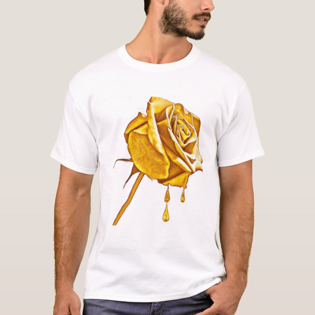 Camiseta T-Shirt rosa gold (Frente)