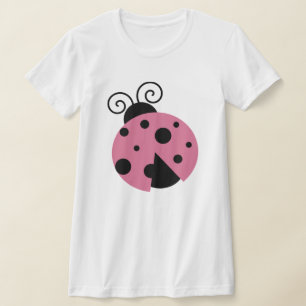 Camiseta T-Shirt Rosa Ladybug