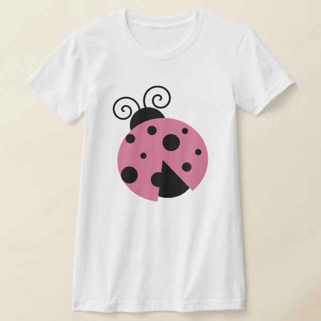 Camiseta T-Shirt Rosa Ladybug (Postura )