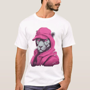 Camiseta T-Shirt Rosa-Pantera Rosa