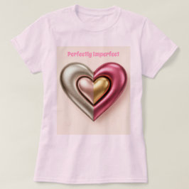 Camiseta T-Shirt Rosa Perfeitamente Imperfeito