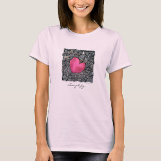 Camiseta T-Shirt rosa Petal