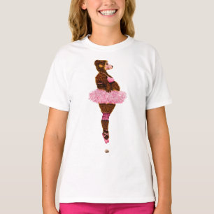 Camiseta T-Shirt Rosa-Rosa-Rosa-Ballerina