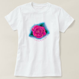 Camiseta T-Shirt Rosa Rosa Rosa Personalizável