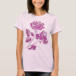 Camiseta T-Shirt Rosa Rosa Rosa precioso