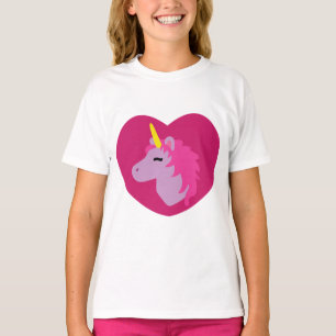 Camiseta T-Shirt Rosa Unicorn