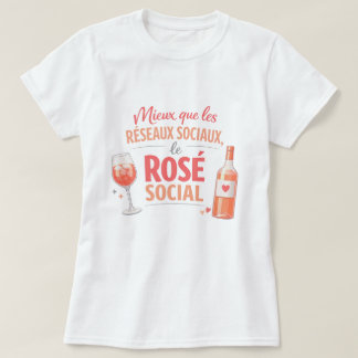 Camiseta T-shirt Rosé Social