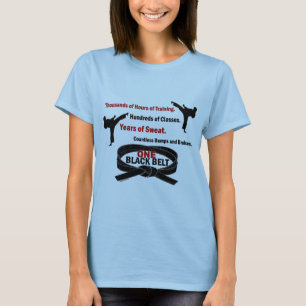 Camiseta T-SHIRT & ROUPA de UM KARATÉ do cinturão negro 1