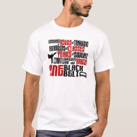 T-SHIRT & ROUPA de UM KARATÉ do cinturão negro 2