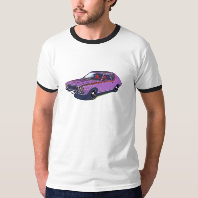 Camiseta T-shirt roxo de Gremlin (Frente)