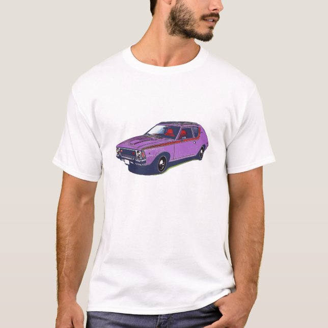 Camiseta T-shirt roxo de Gremlin (Frente)