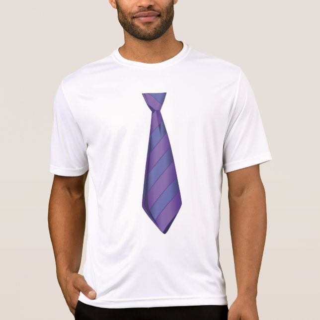 Camiseta T-shirt roxo do laço (Frente)