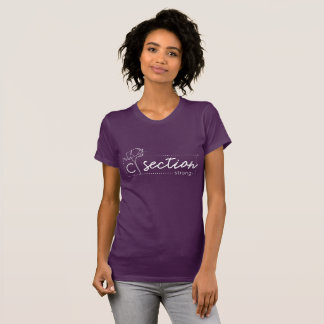 Camiseta T-Shirt Roxo-Roxo-Roxo-De-Mancha Curta